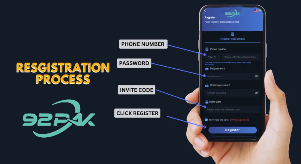 92 pak registration